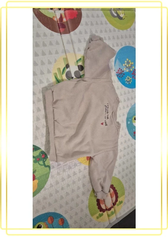 Pull beige pour bebe fille – photo 4